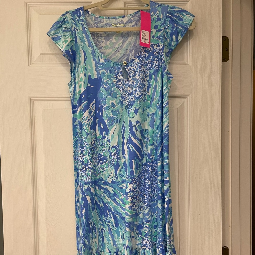NWT Sm Lilly Pulitzer Rejina Dress Hey Hey Soleil
